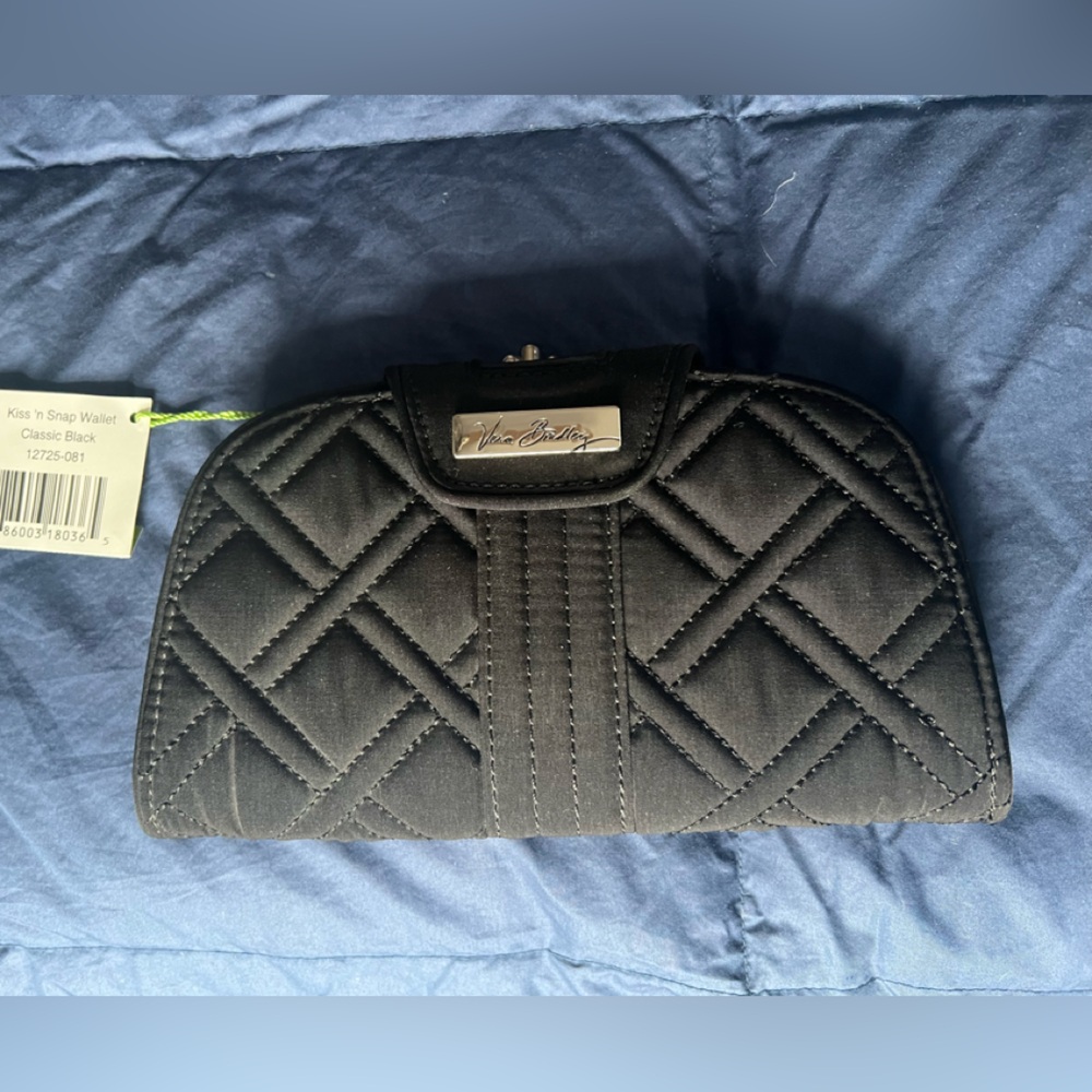 Vera Bradley Black Quilted Wallet